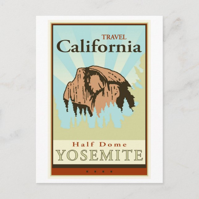 Postal Viaje a California (Anverso)