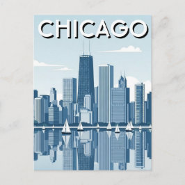 Postal Viaje a Chicago Illinois