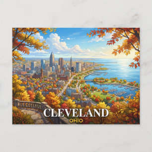 Postal Viaje a Cleveland Ohio