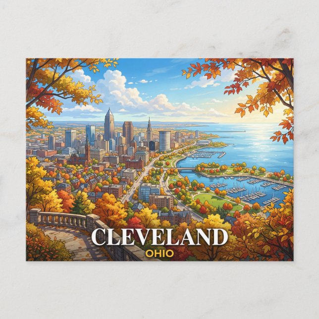 Postal Viaje a Cleveland Ohio (Anverso)
