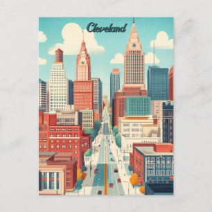 Postal Viaje a Cleveland USA