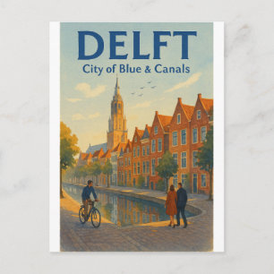 Postal Viaje a Delft, Países Bajos