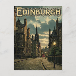 Postal Viaje a Edimburgo Escocia