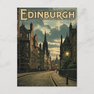 Postal Viaje a Edimburgo Escocia