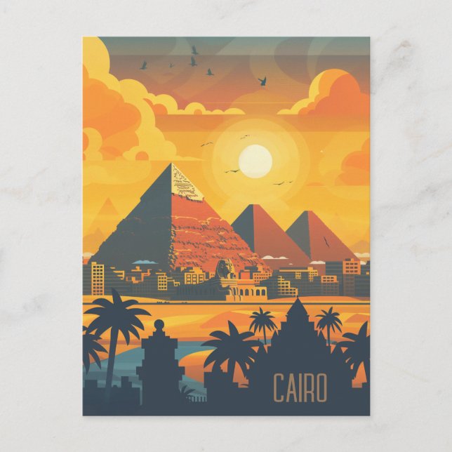Postal Viaje a El Cairo (Anverso)