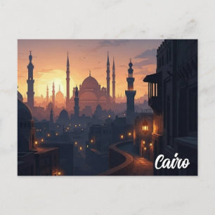Postal Viaje a El Cairo Egipto