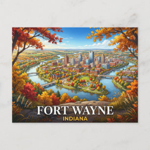 Postal Viaje a Fort Wayne Indiana