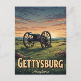 Postal Viaje a Gettysburg, Pensilvania