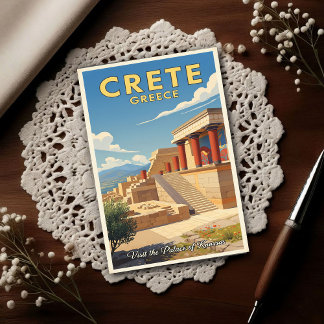 Postal Viaje a Grecia: Una Vintage de los años 60