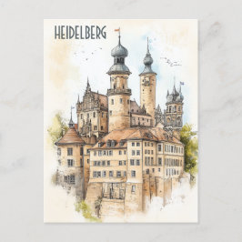Postal Viaje a Heidelberg Alemania