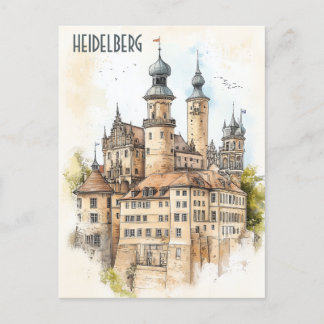 Postal Viaje a Heidelberg Alemania