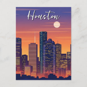 Postal Viaje a Houston Texas