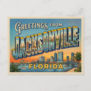 Postal Viaje a Jacksonville Florida