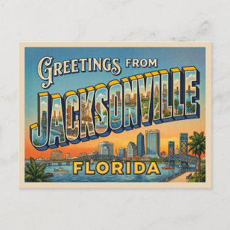 Postal Viaje a Jacksonville Florida
