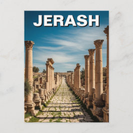 Postal Viaje a Jerash Jordania