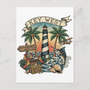 Postal Viaje a Key West Florida