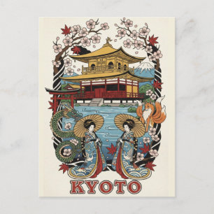 Postal Viaje a Kyoto Japón