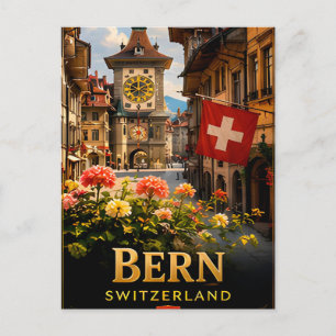 Postal Viaje a la capital alpina de Berna Suiza 🏔️