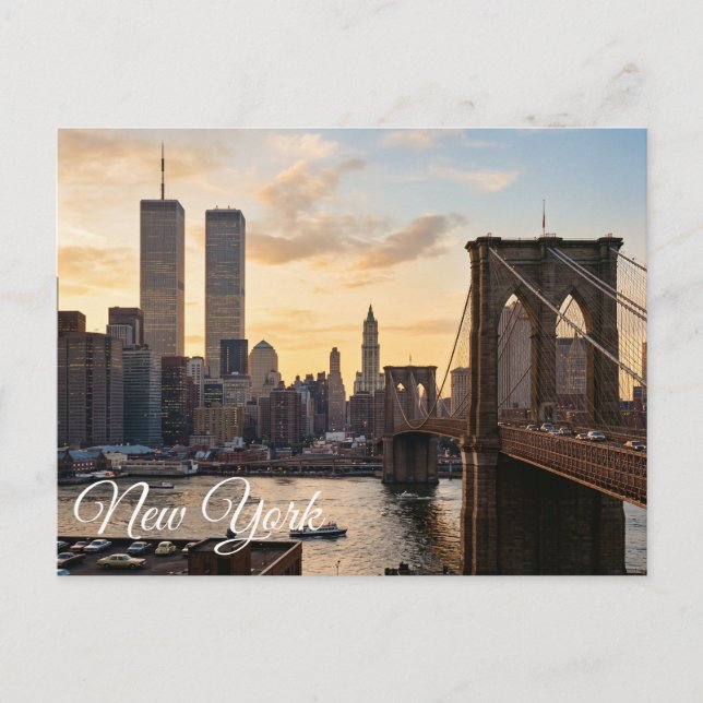 Postal viaje a la ciudad de nueva york (Anverso)
