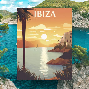 Postal Viaje a la costa de Ibiza