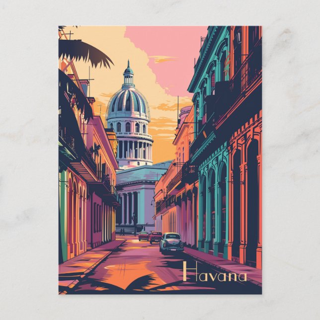 Postal Viaje a La Habana (Anverso)