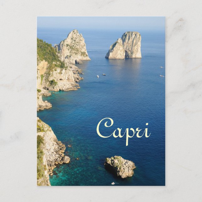 Postal Viaje a la isla de Capri (Anverso)