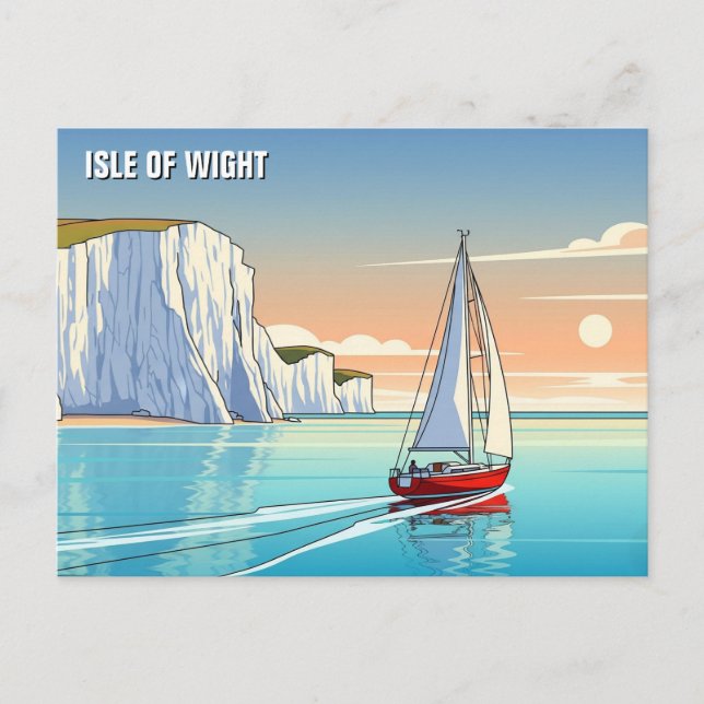 Postal Viaje a la Isla de Inglaterra (Anverso)