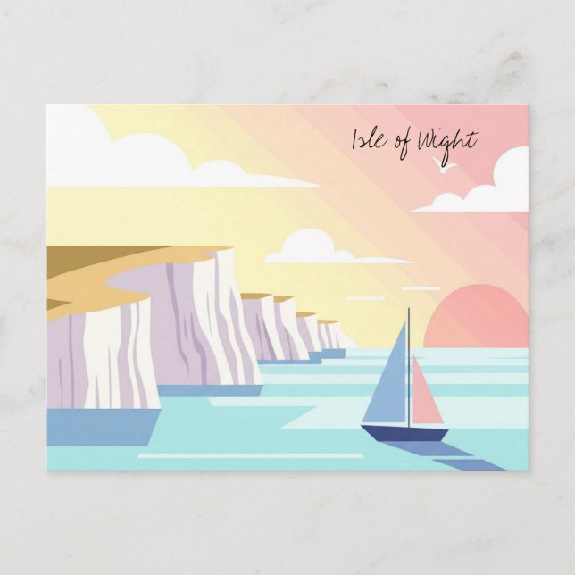 Postal Viaje a la Isla de Inglaterra (Anverso)