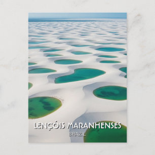 Postal Viaje a Lençóis Maranhenses Brasil