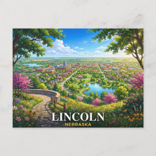 Postal Viaje a Lincoln Nebraska