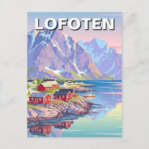 Postal Viaje a Lofoten Noruega