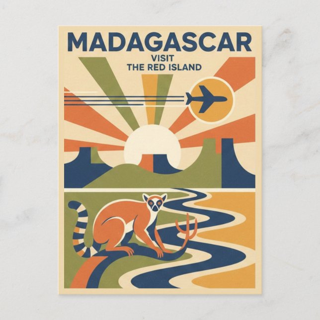 Postal Viaje a Madagascar (Anverso)