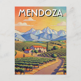 Postal Viaje a Mendoza Argentina