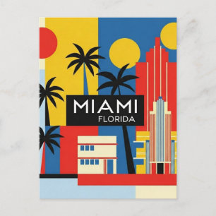 Postal Viaje a Miami Florida