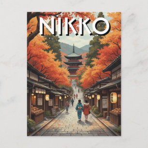 Postal Viaje a Nikko Japón