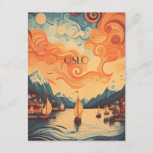 Postal Viaje a Noruega en Oslo
