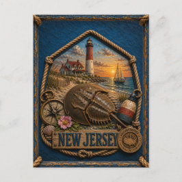 Postal Viaje a Nueva Jersey