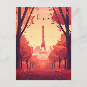 Postal Viaje a París