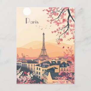 Postal Viaje a París