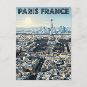 Postal Viaje a París Francia 