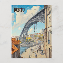 Postal Viaje a Porto Portugal