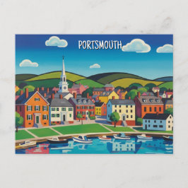 Postal Viaje a Portsmouth, New Hampshire