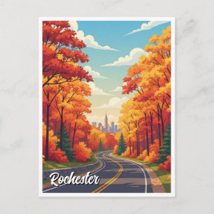 Postal Viaje a Rochester Nueva York