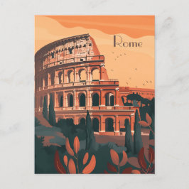 Postal Viaje a Roma