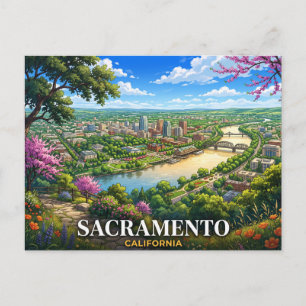 Postal Viaje a Sacramento California