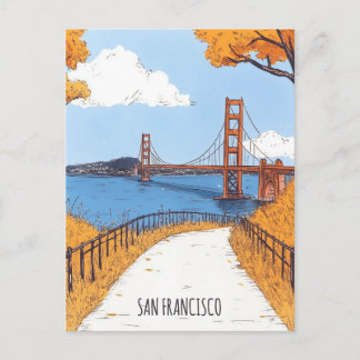 Postal Viaje a San Francisco California