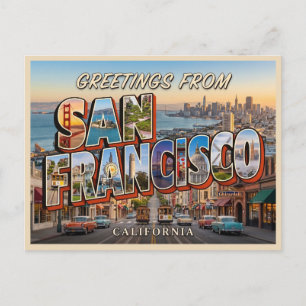 Postal Viaje a San Francisco California
