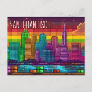 Postal Viaje a San Francisco California