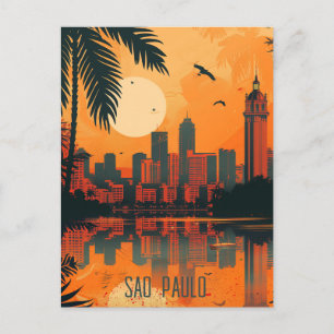 Postal Viaje a Sao Paulo