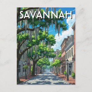 Postal Viaje a Savannah Georgia